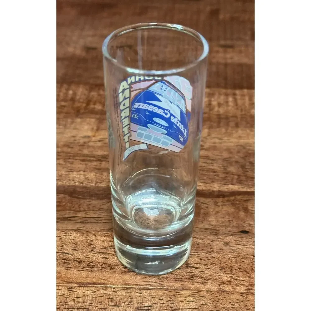 John Andretti Shot Glass Nascar #37 Little Caersars Kmart